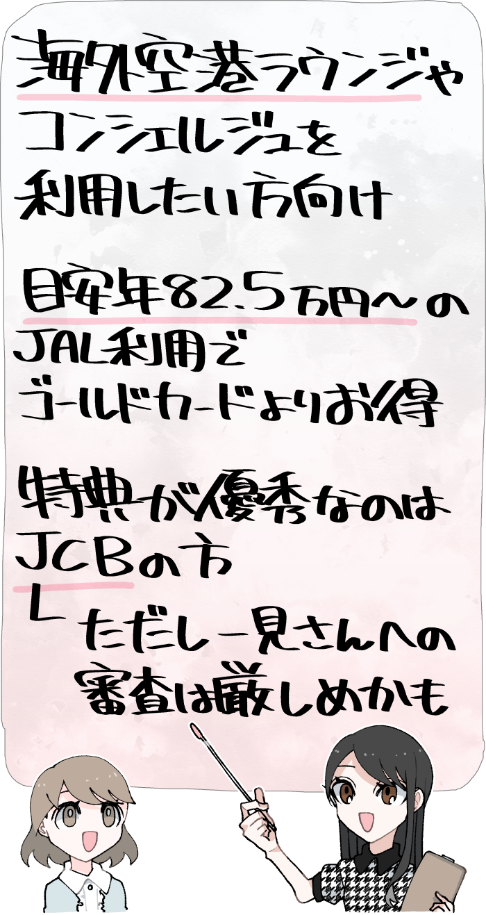 JALカードプラチナの特徴のまとめ