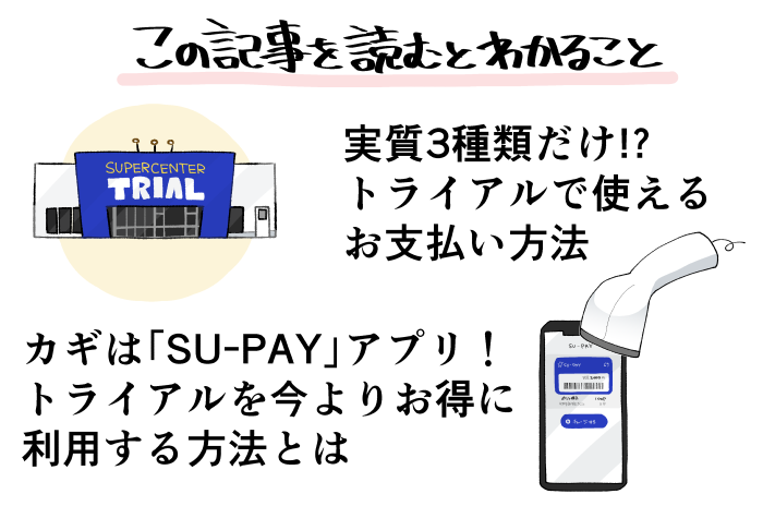 この記事を読むと分かる、トライアルのお得な利用方法の概要