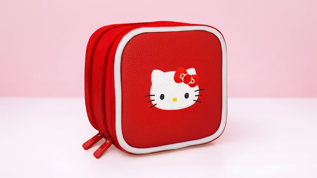 ハローキティ 三井住友カード(NL)の新規入会+決済でもらえるコラボポーチのイメージ