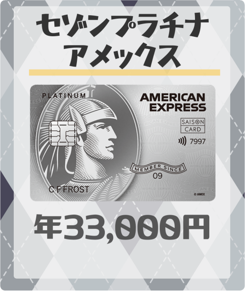 セゾンプラチナアメックスの基本情報